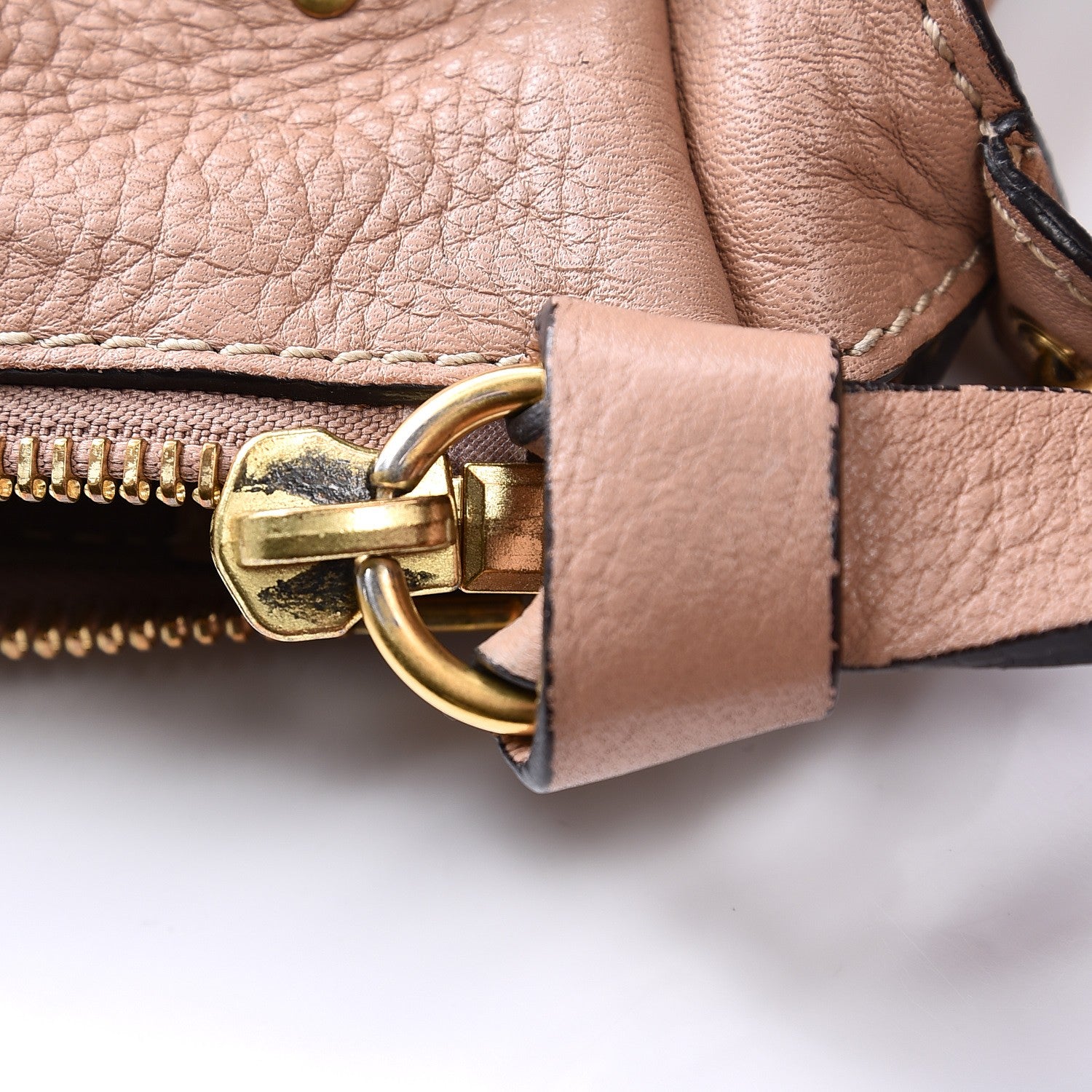 Chloe Calfskin Medium Marcie Satchel Nude 19 of 23