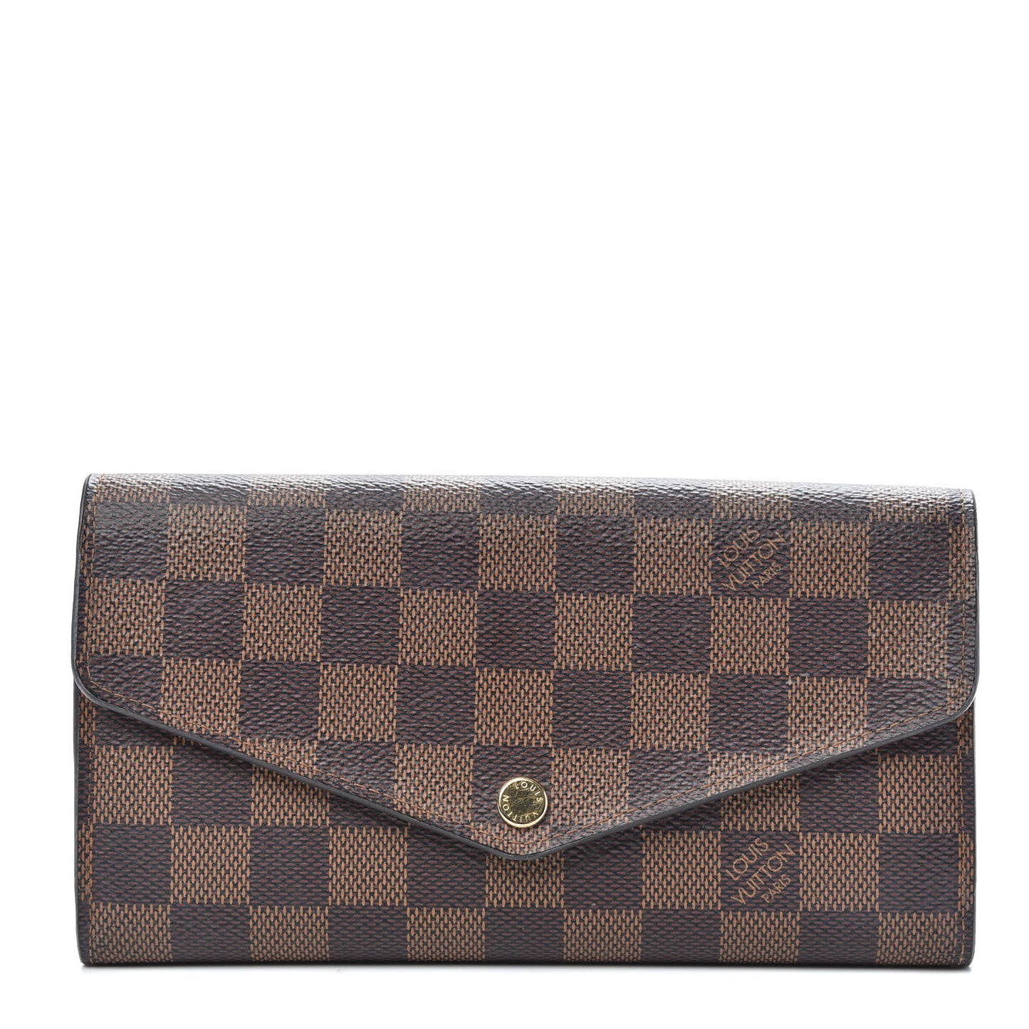 Damier Ebene Sarah Wallet NM Rose Ballerine