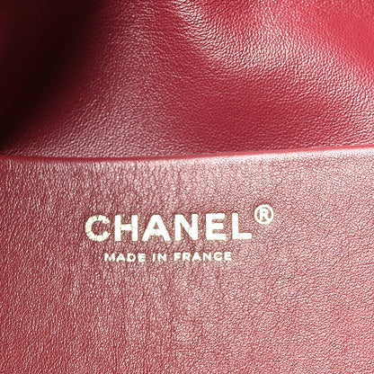 Chanel Grained Calfskin Souplissimo Maxi Flap Burgundy 5 of 10