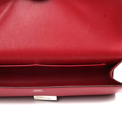 Hermes Tadelakt Egee Clutch Rouge Vif 7 of 7