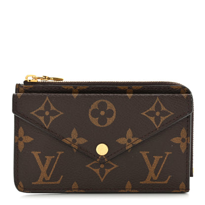 Louis Vuitton Monogram Recto Verso Card Holder Black 1 of 8