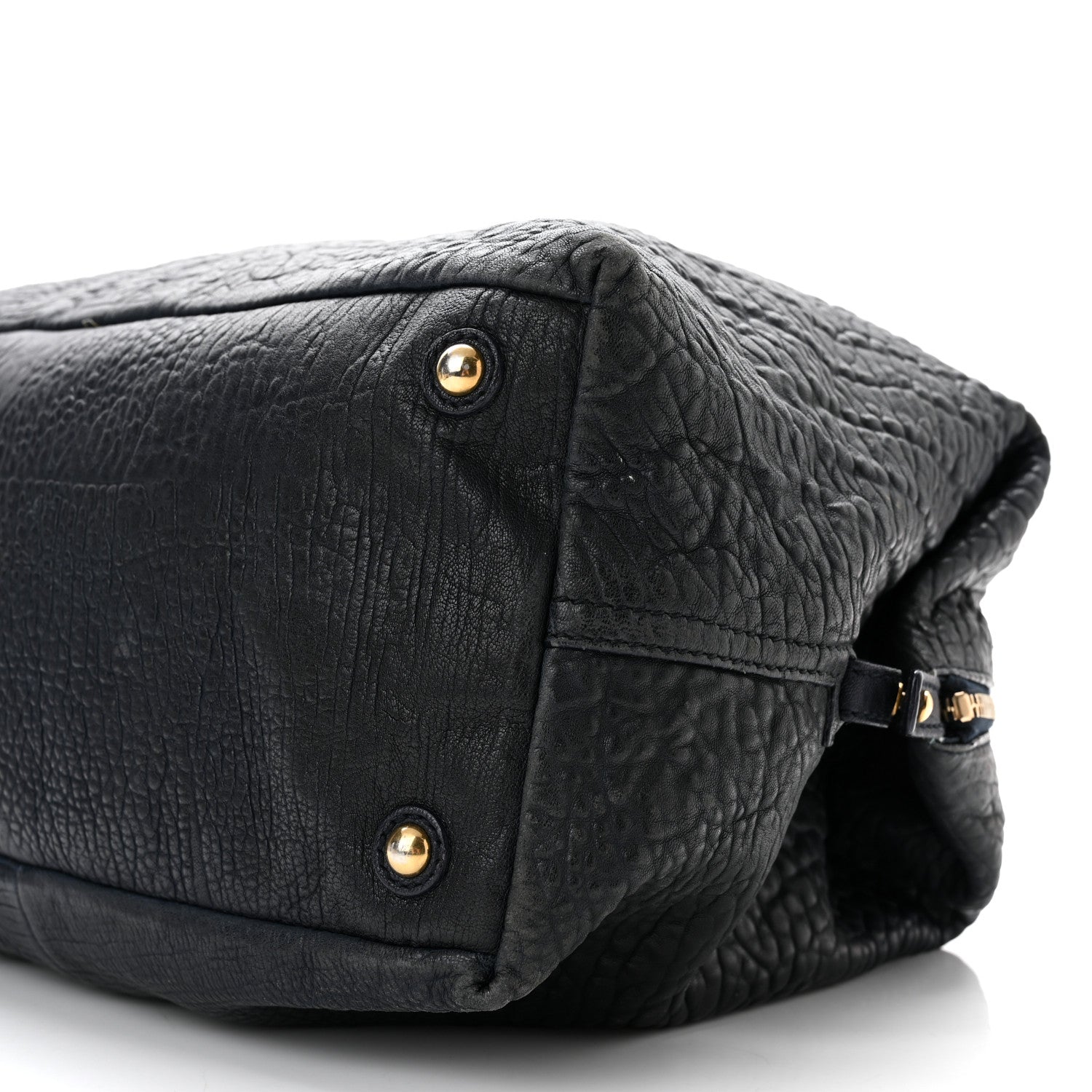 Saint Laurent Pebbled Lambskin Medium Easy Sac Black 10 of 10