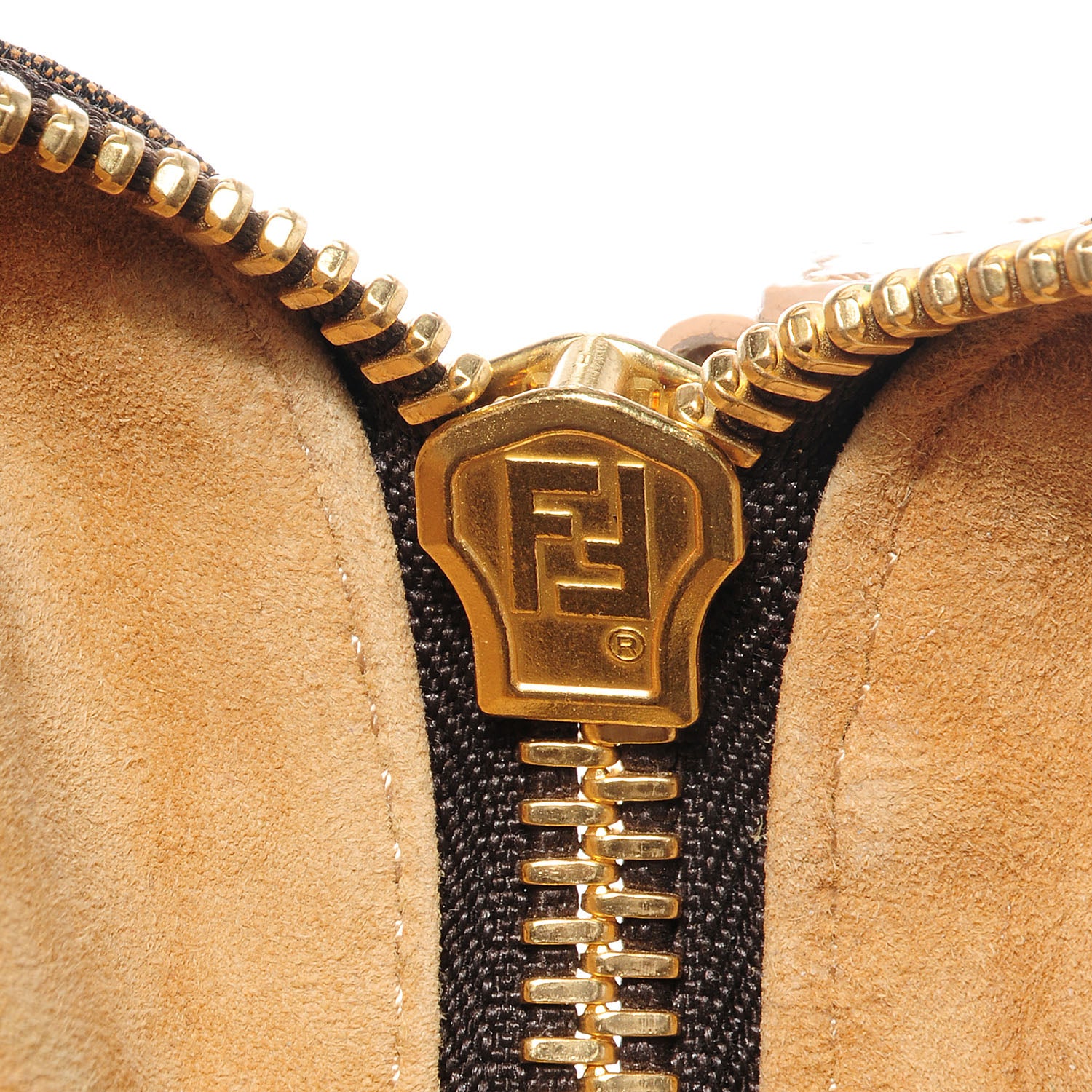 Fendi Pequin Cuoio Vegetale 2Bag Tobacco Cuoio Miele Vacchetta 10 of 10