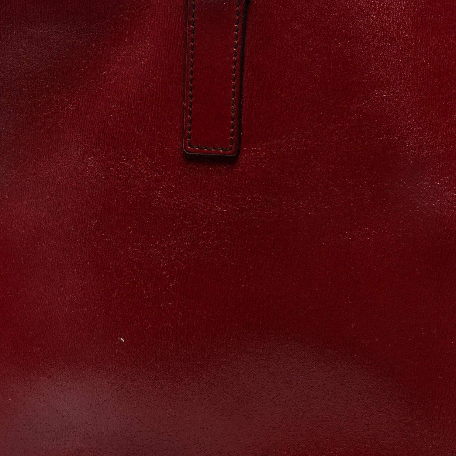 Prada Calfskin Shopper Tote Red 9 of 11