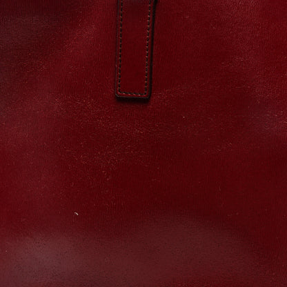 Prada Calfskin Shopper Tote Red 9 of 11