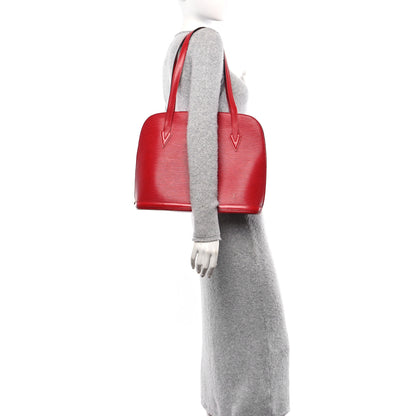 Louis Vuitton Epi Lussac Castillan Red 2 of 10