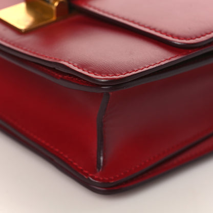 Celine Box Calfskin Small Classic Box Flap Bag Red 8 of 8