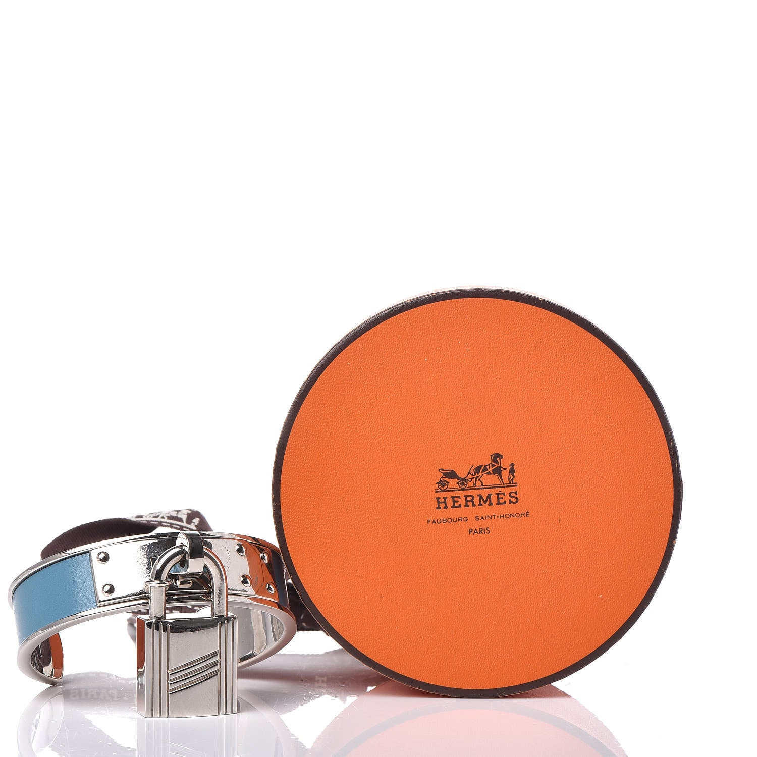 Hermes Box Kelly Lock Cadena Cuff 9 of 9