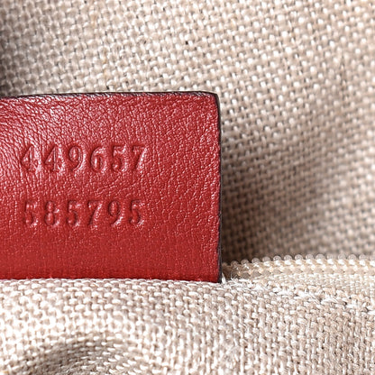 Gucci Soft Microguccissima Dome Satchel Red 9 of 19