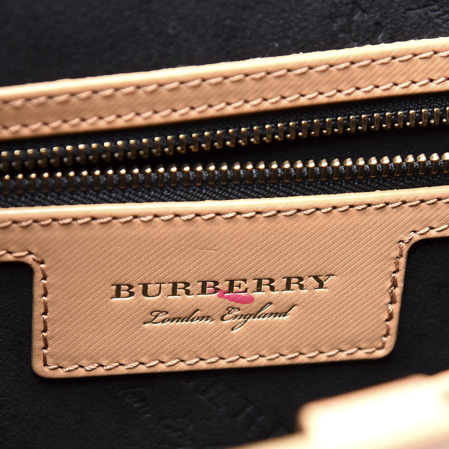Burberry Trench Calfskin Medium DK88 Satchel Pale Clementine 5 of 11