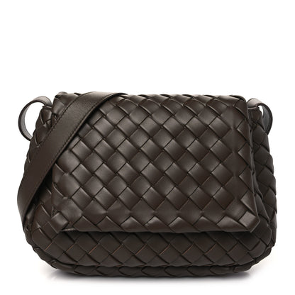 Bottega Veneta Nappa Intrecciato Small Cobble Messenger Bag Light Brown 1 of 11