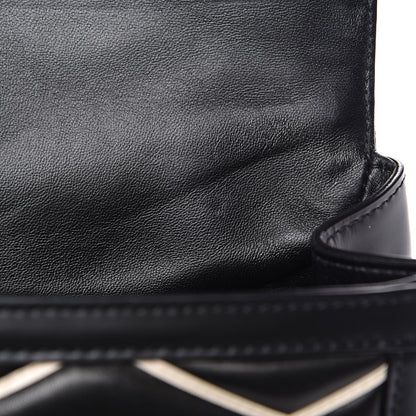 Louis Vuitton Lambskin Malletage Pochette Flap Black 9 of 11
