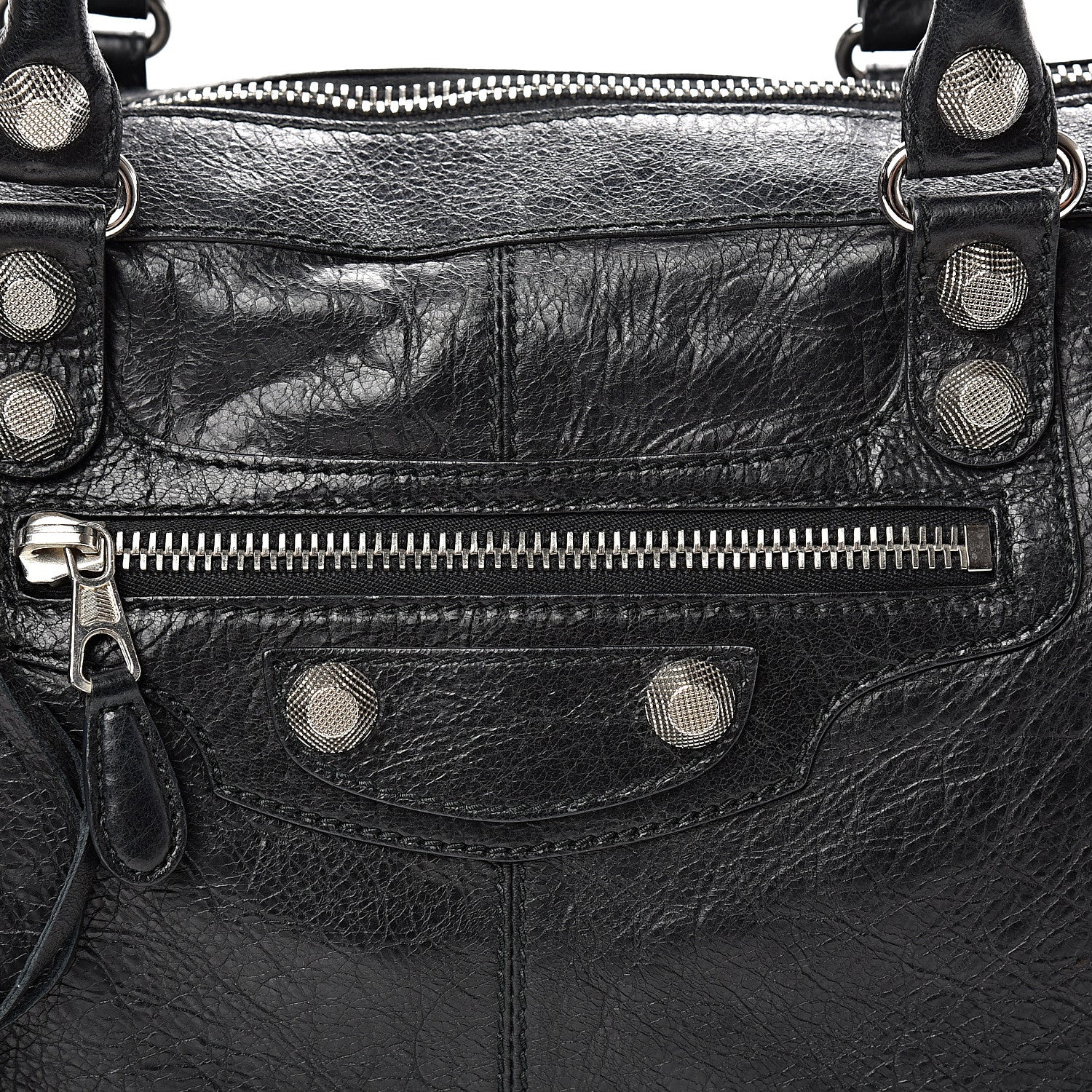 Balenciaga Agneau Giant 21 Silver Hardware Work Black 7 of 9