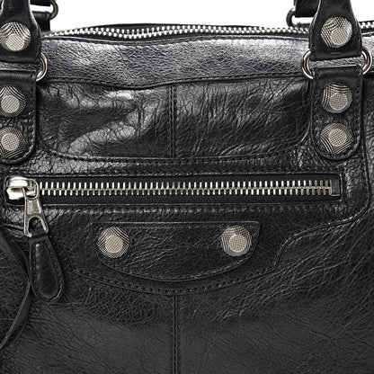 Balenciaga Agneau Giant 21 Silver Hardware Work Black 7 of 9