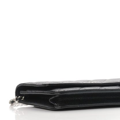 Chanel Caviar Quilted Wallet On Chain WOC Black 12 of 13