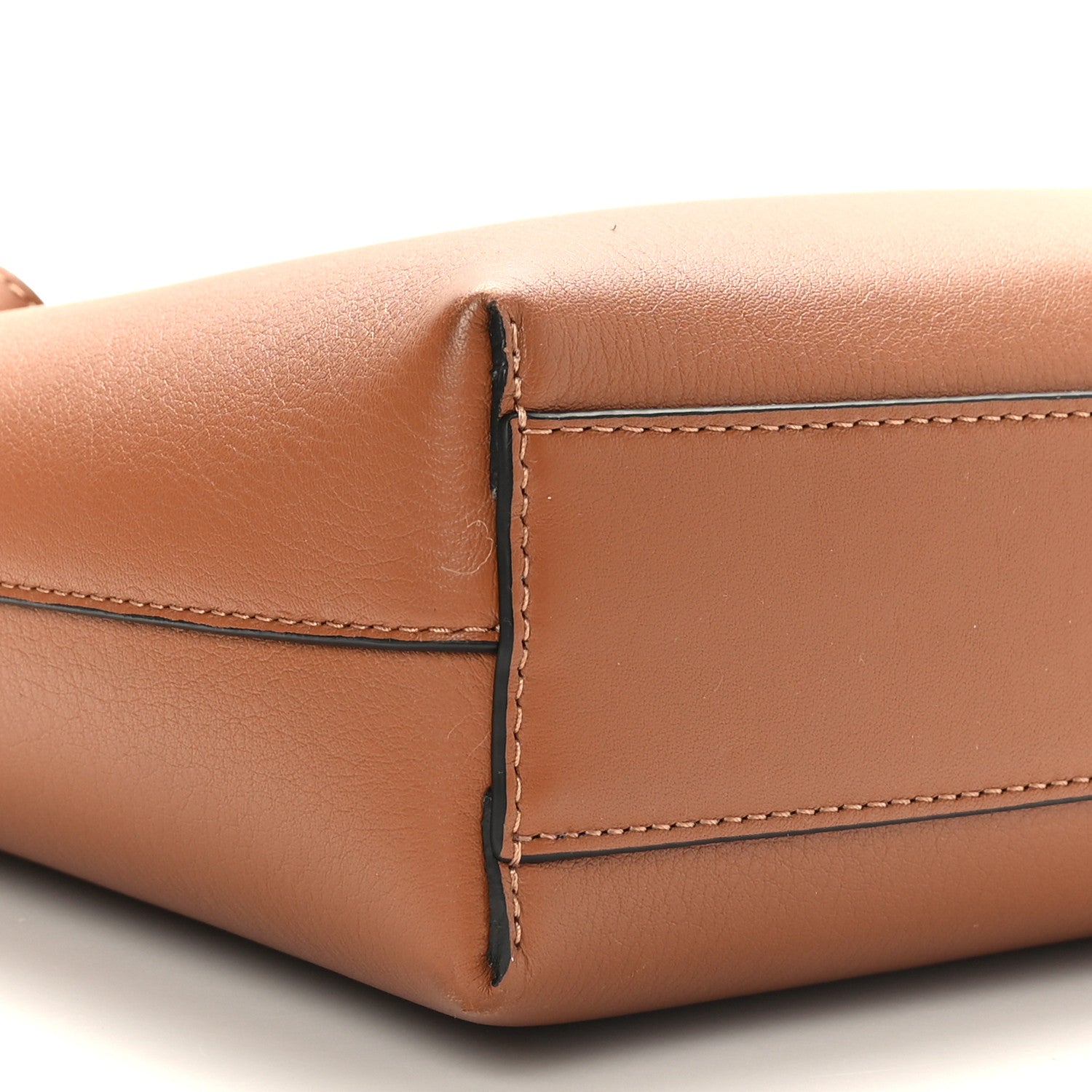 Loewe Smooth Calfskin Mini Anagram Tote Tan 7 of 8