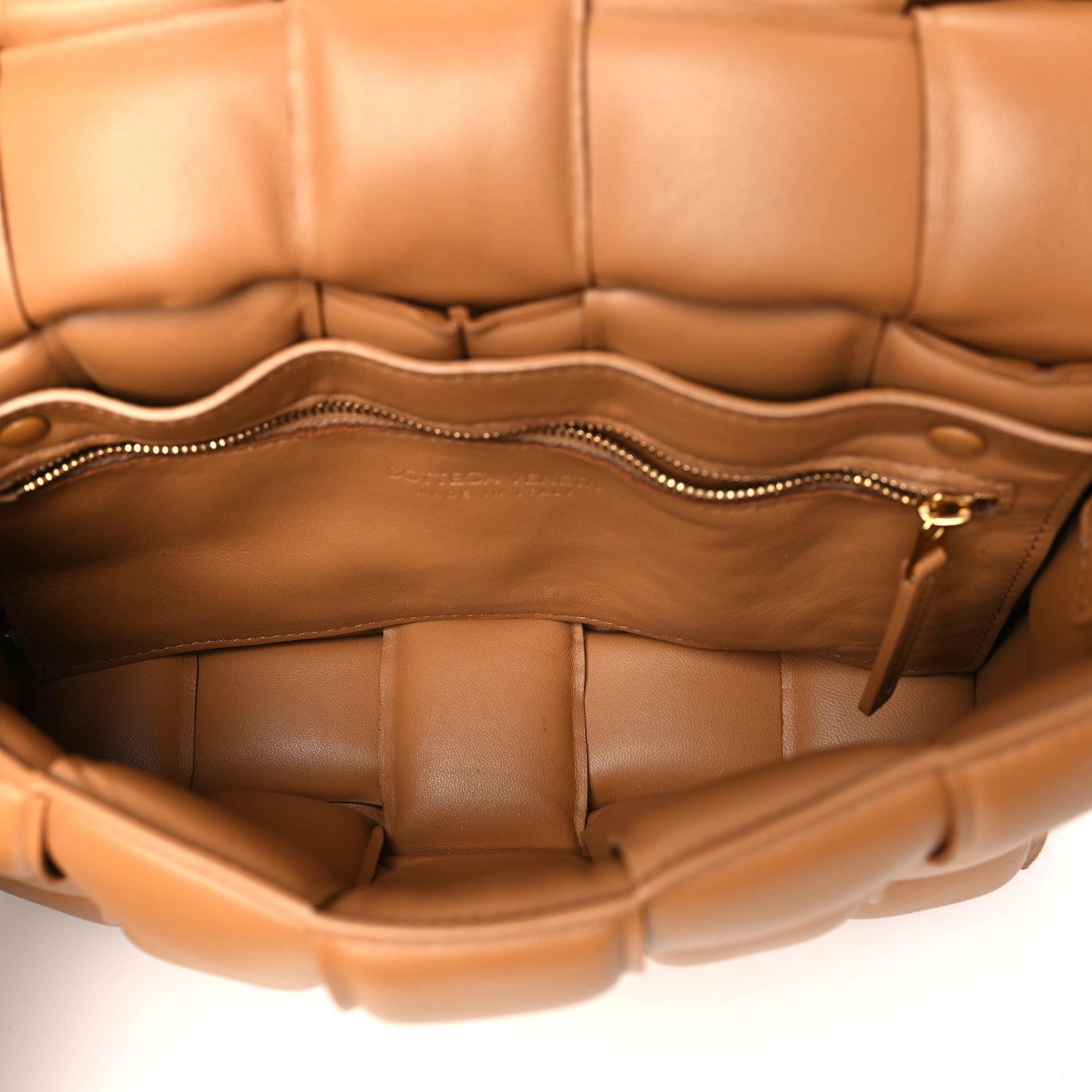 Bottega Veneta Nappa Maxi Intreccio Padded Cassette Crossbody Bag Caramel 5 of 15