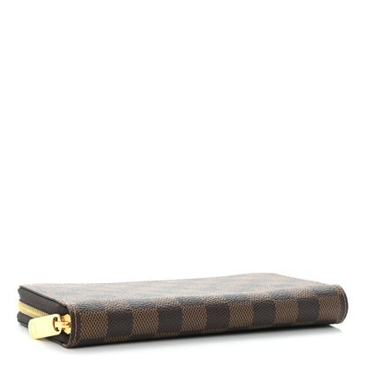 Louis Vuitton Damier Ebene Zippy Wallet Rose Ballerine 4 of 9