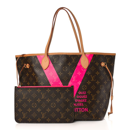 Louis Vuitton Monogram V Neverfull MM Grenade 1 of 9