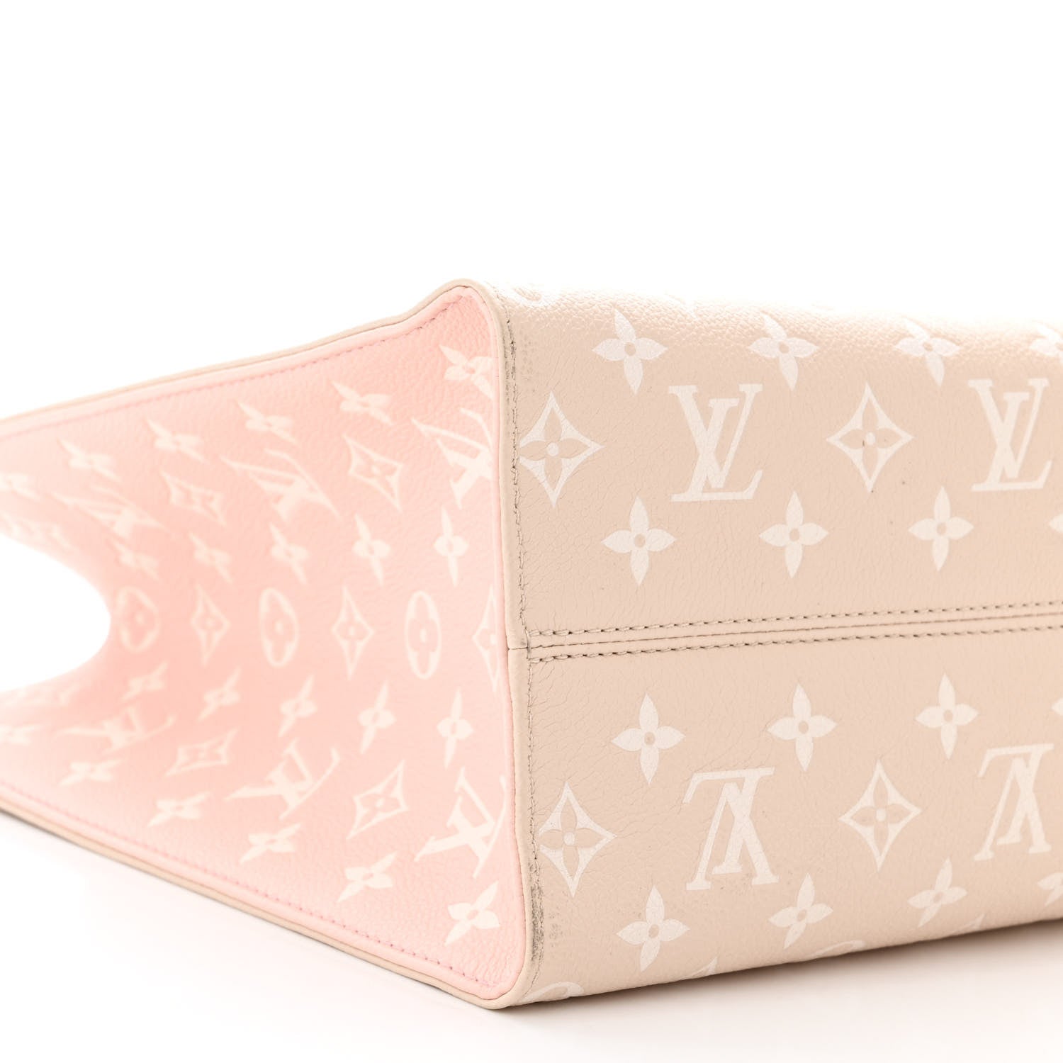 Louis Vuitton Empreinte Monogram Spring In The City Onthego MM Beige Pink Yellow 8 of 11