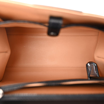 Delvaux Calfskin MM L'Humour Brillant Satchel Black 5 of 9
