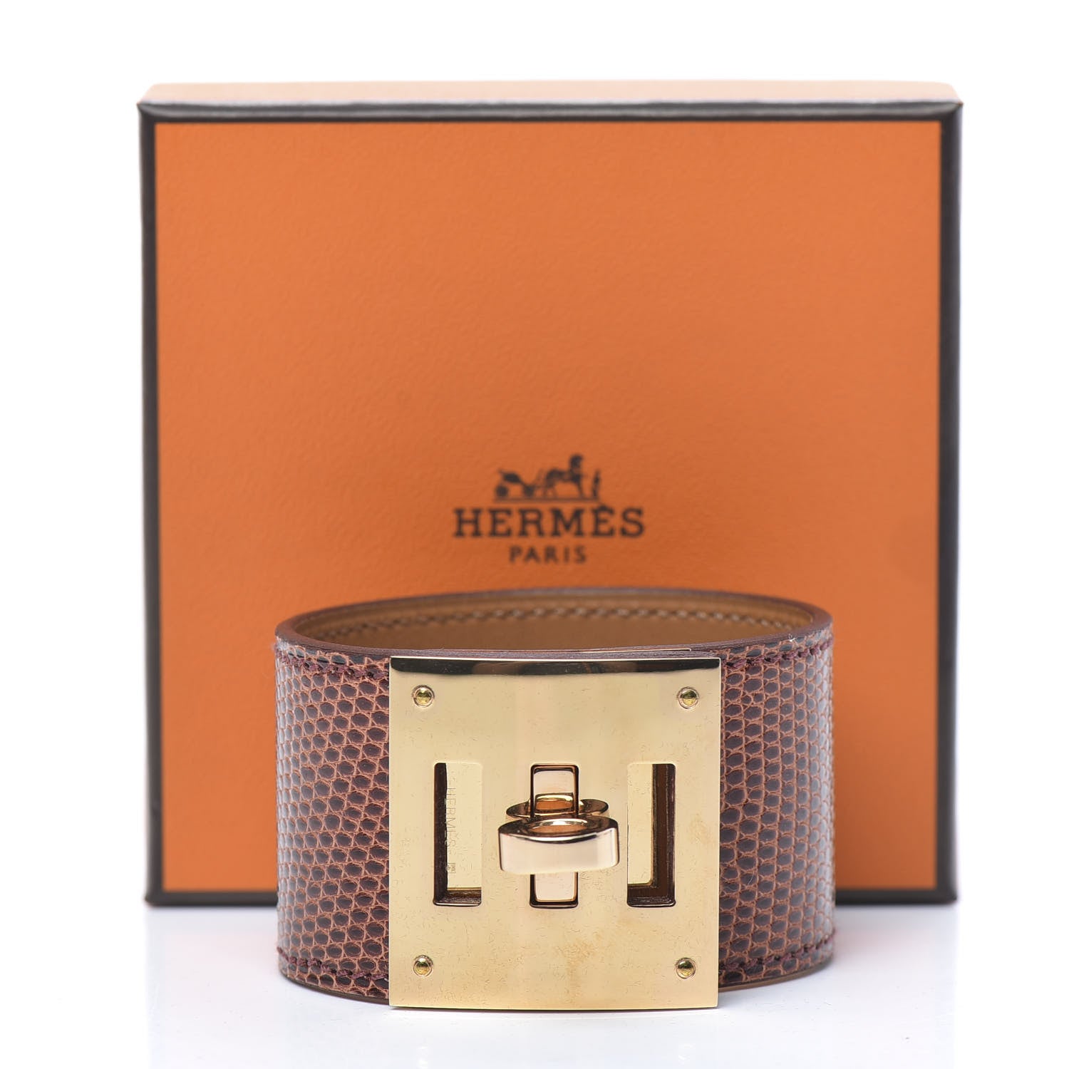 Hermes Lizard Kelly Dog Cuff T2 Etrusque 6 of 6