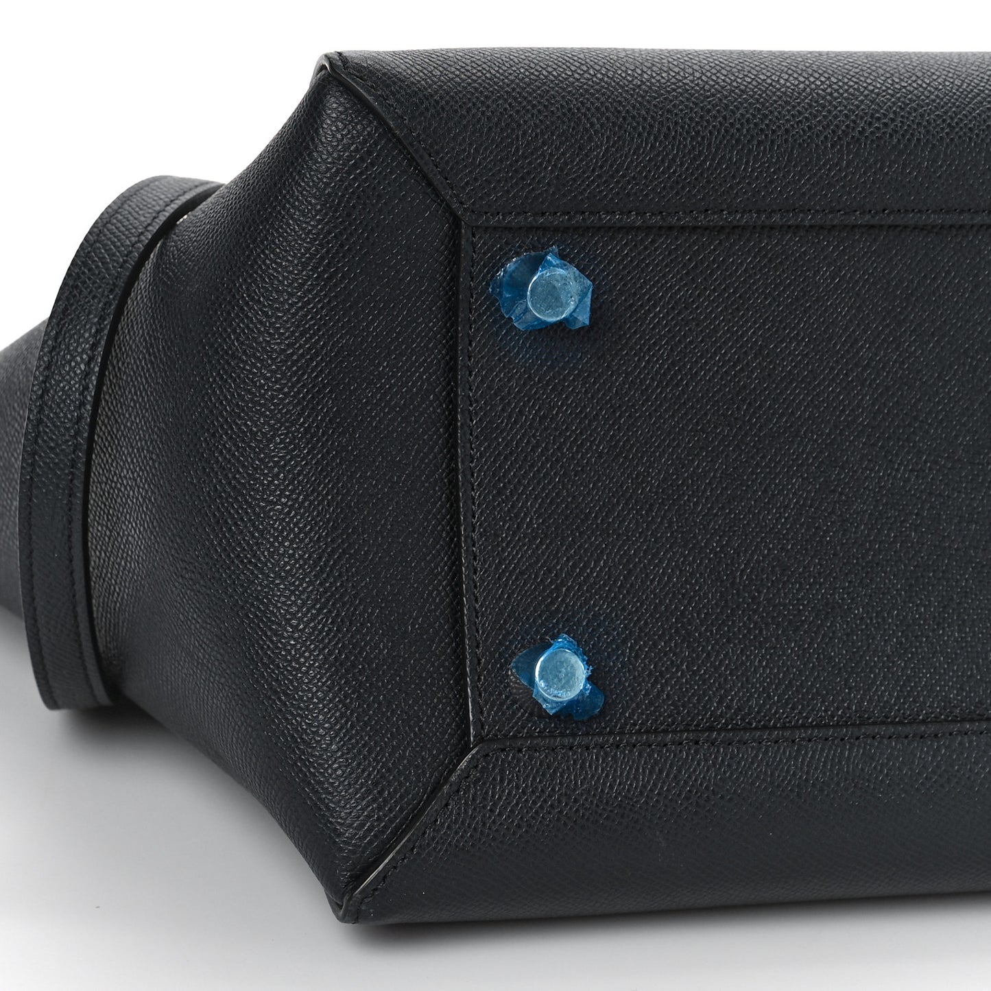 Grained Calfskin Mini Belt Bag Navy