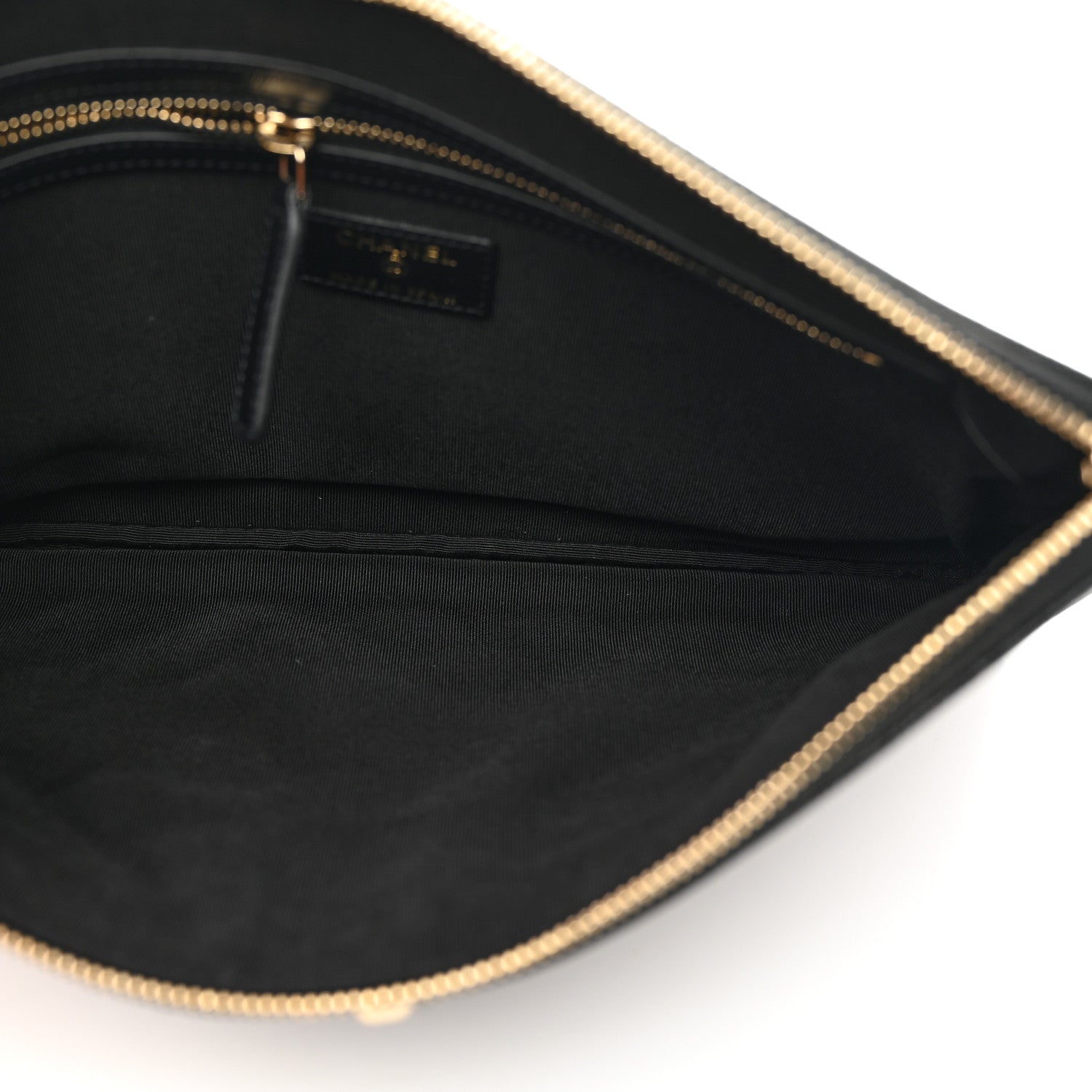 Chanel Caviar Quilted Medium Vintage Mademoiselle Cosmetic Case Black 5 of 7