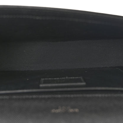 Saint Laurent Grain De Poudre Medium Classic Monogram Monochrome Kate Satchel Black 5 of 13