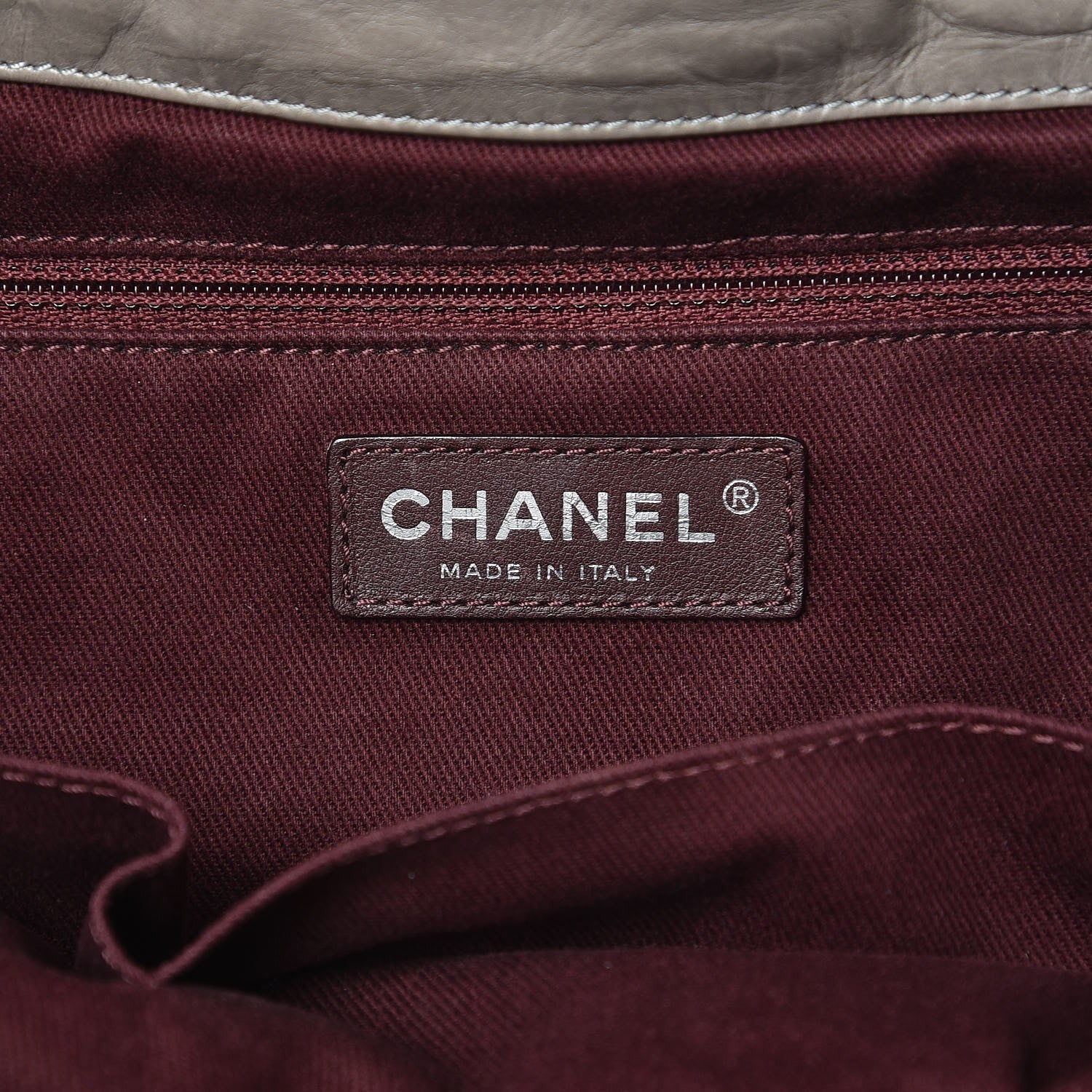 Chanel Iridescent Calfskin Quilted Small In The Mix Tote Grey 6 of 13