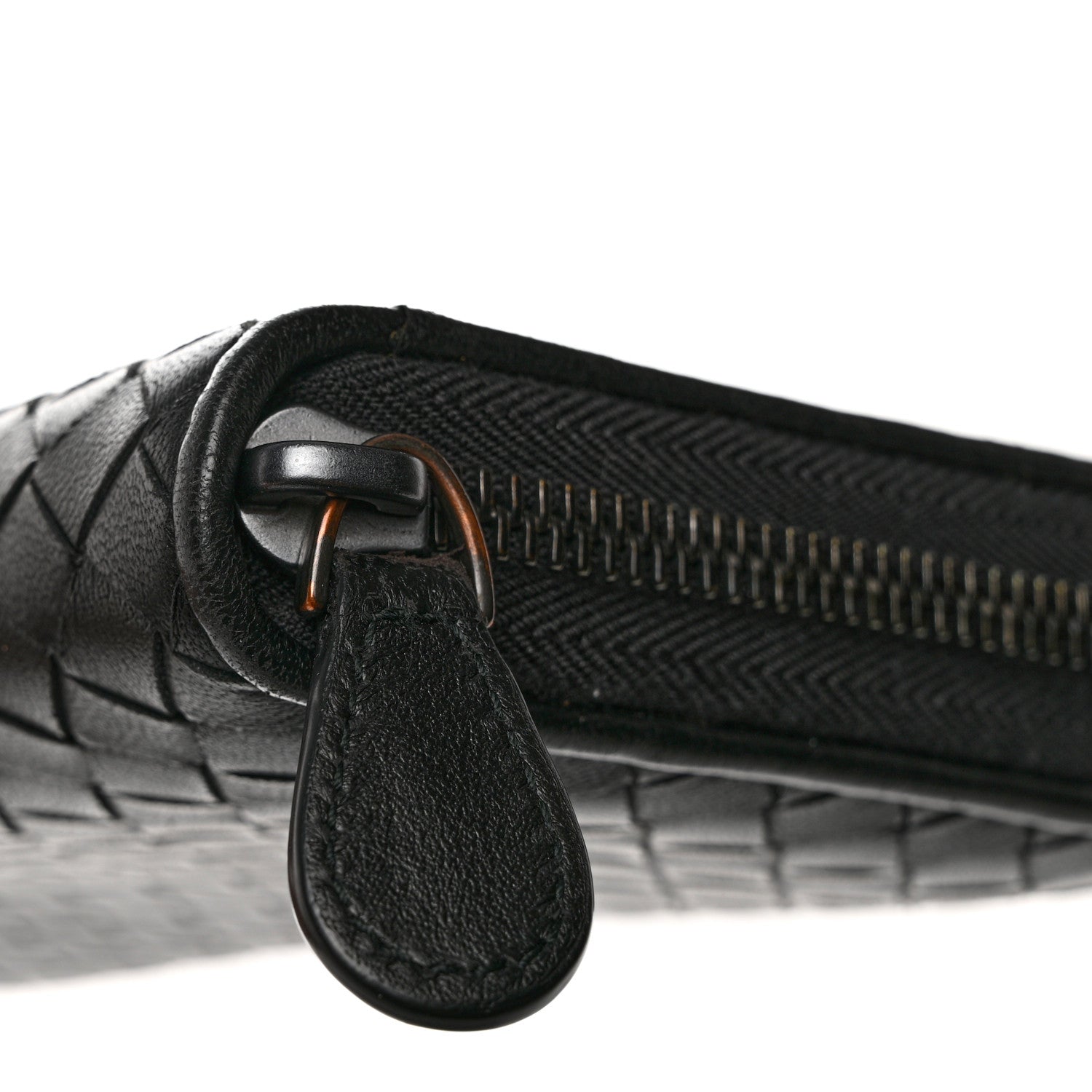 Bottega Veneta Nappa Intrecciato Zip Around Wallet Black 8 of 8