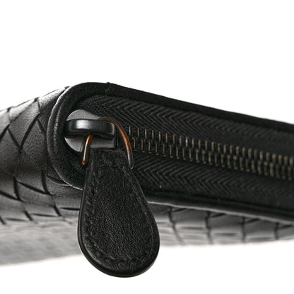 Bottega Veneta Nappa Intrecciato Zip Around Wallet Black 8 of 8