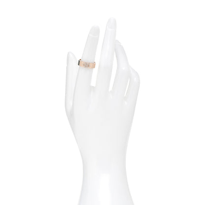 Hermes 18K Rose Gold Diamond PM H D'Ancre Ring 51 5.75 2 of 5