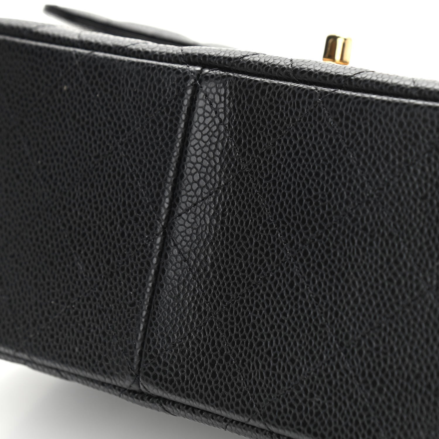 Chanel Caviar Quilted Jumbo Double Flap Black 12 of 14