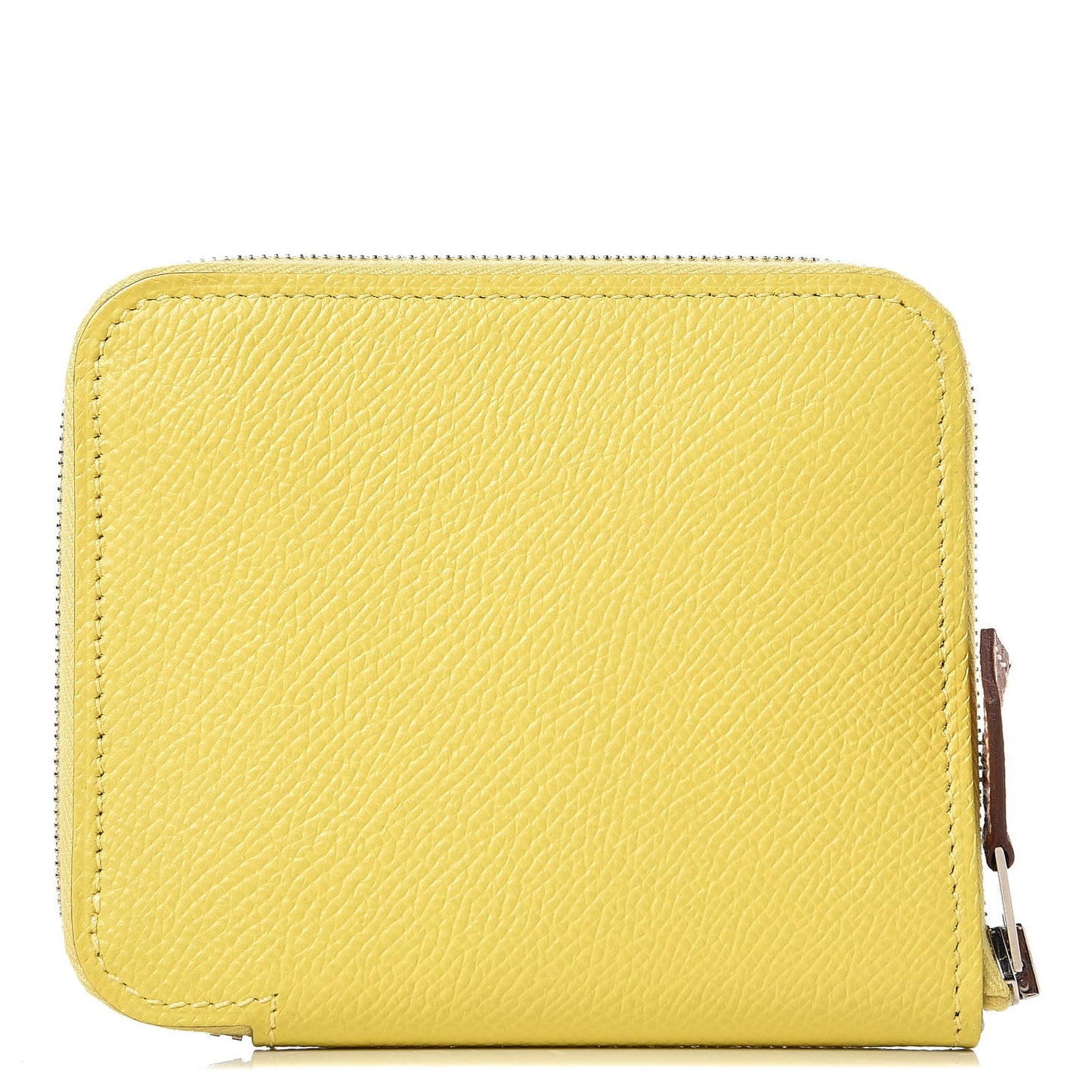 Epsom Silk'In Compact Wallet Lime Fauve Black