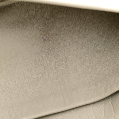 Saint Laurent Padded Lambskin Mini Calypso Wallet On Chain WOC Crema Soft 10 of 11