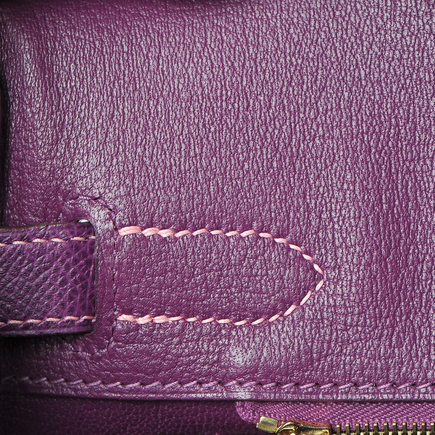 Epsom Horseshoe Bi Color Birkin 30 Rose Confetti Anemone