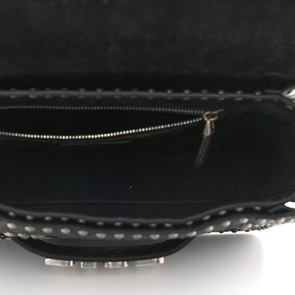 Christian Dior Calfskin Studded Dio(r)evolution Flap Bag Black 5 of 10