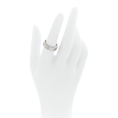 Cartier 18K White Gold 5.5mm LOVE Ring 54 7 2 of 4