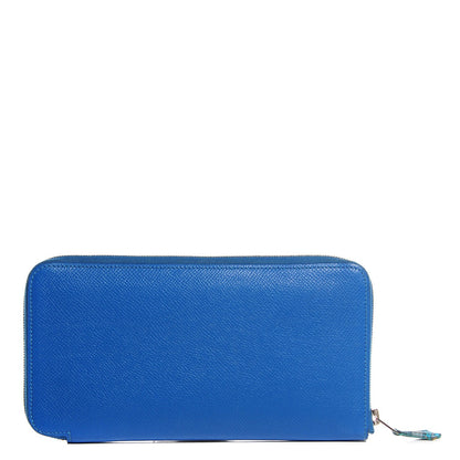 Hermes Epsom Silk'In Wallet Mykonos 1 of 9