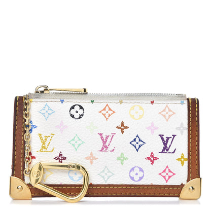 Louis Vuitton Monogram Multicolor Key Pouch White 1 of 6