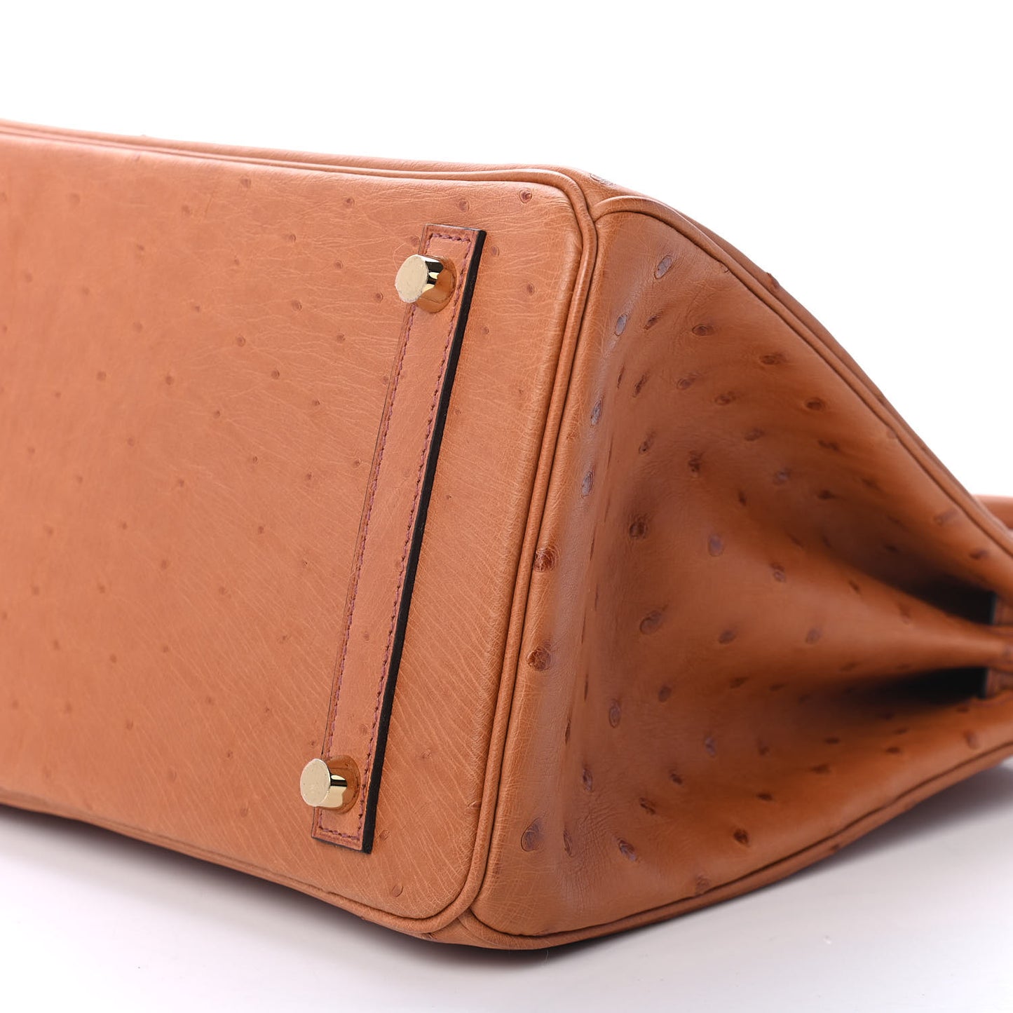 Ostrich Birkin 30 Cognac
