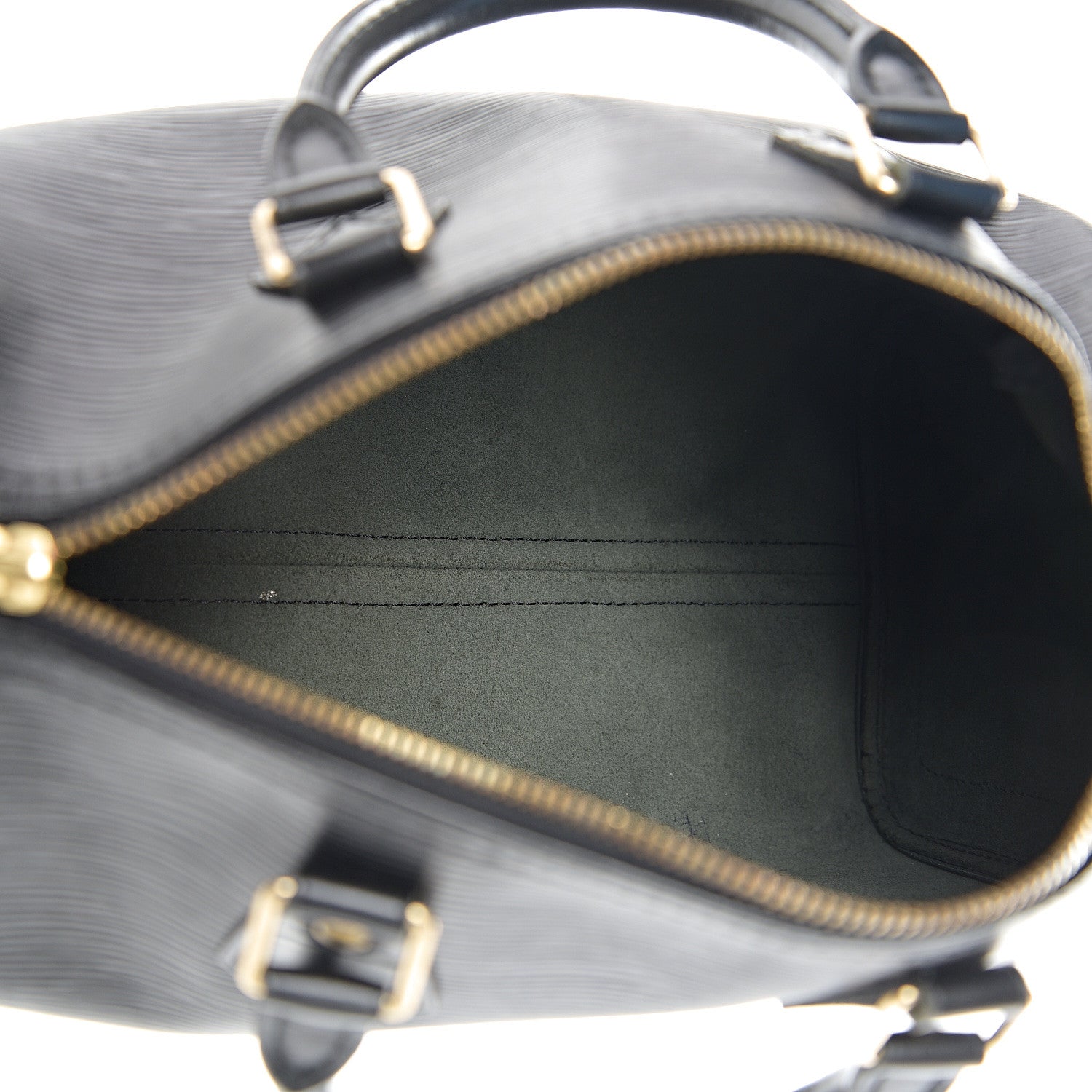 Louis Vuitton Epi Speedy 25 Black 4 of 10