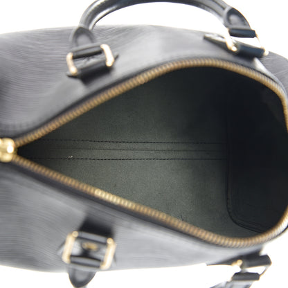 Louis Vuitton Epi Speedy 25 Black 4 of 10