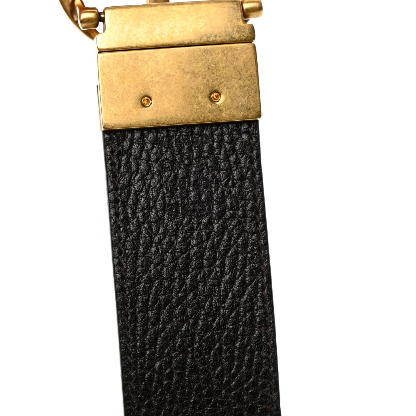 Calfskin Double G Reversible 37mm Belt 120 48 Black Cocoa