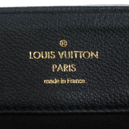 Louis Vuitton Calfskin Python Lockme MM Black 6 of 6