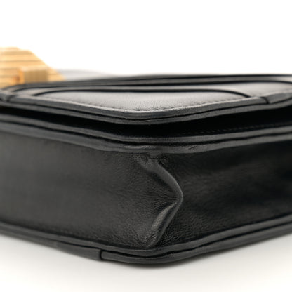 Chanel Lambskin Pyramid Wallet On Chain WOC Black 10 of 12
