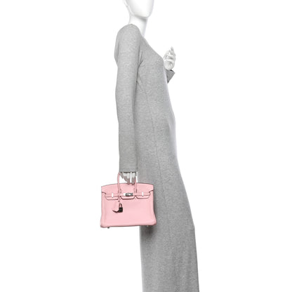 Hermes Swift Birkin 25 Rose Sakura 2 of 10