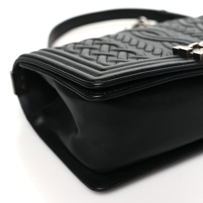 Chanel Lambskin Medium Celtic Boy Flap Black 9 of 11