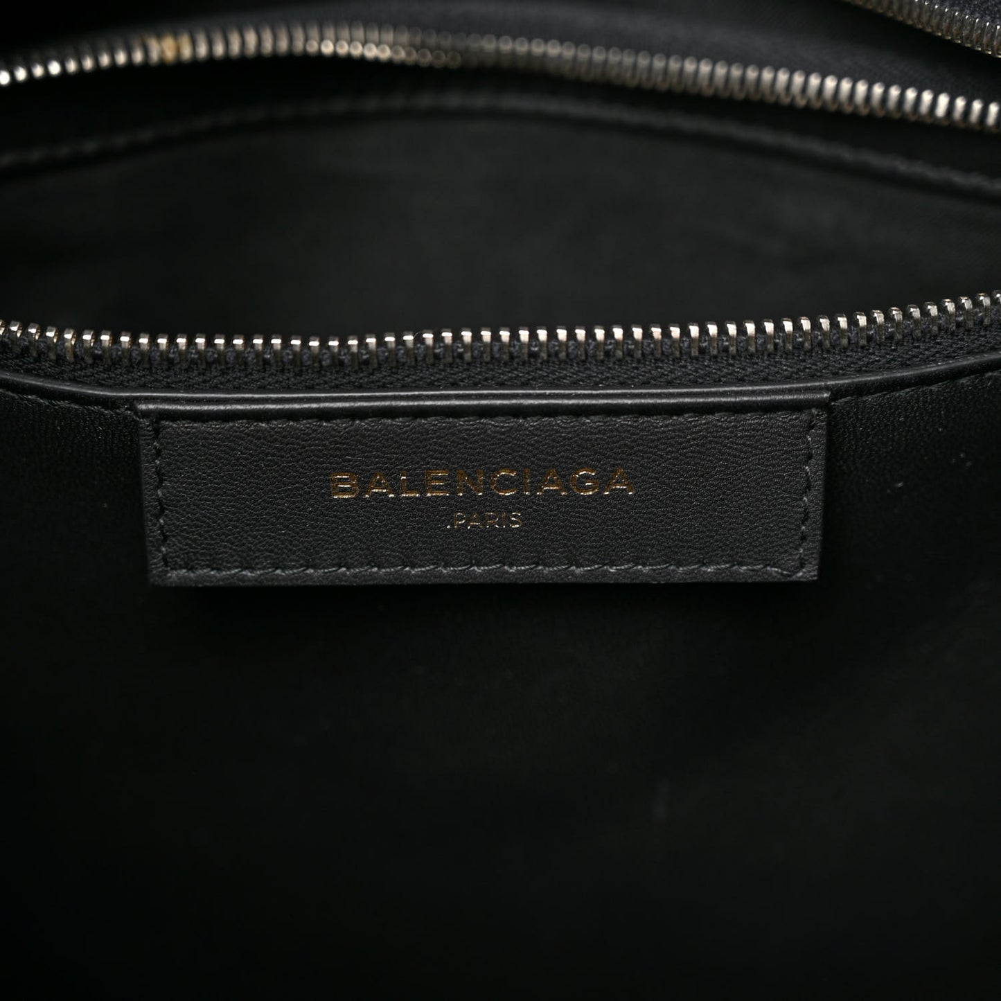 Agneau Medium Bazar Shopper Tote Black